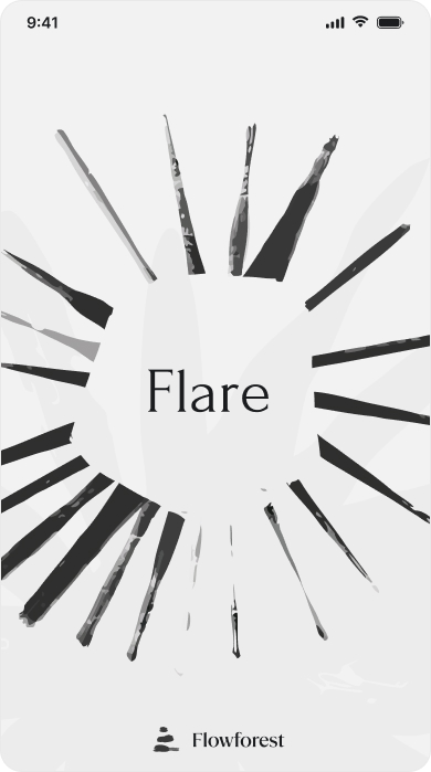 Flare launch screen